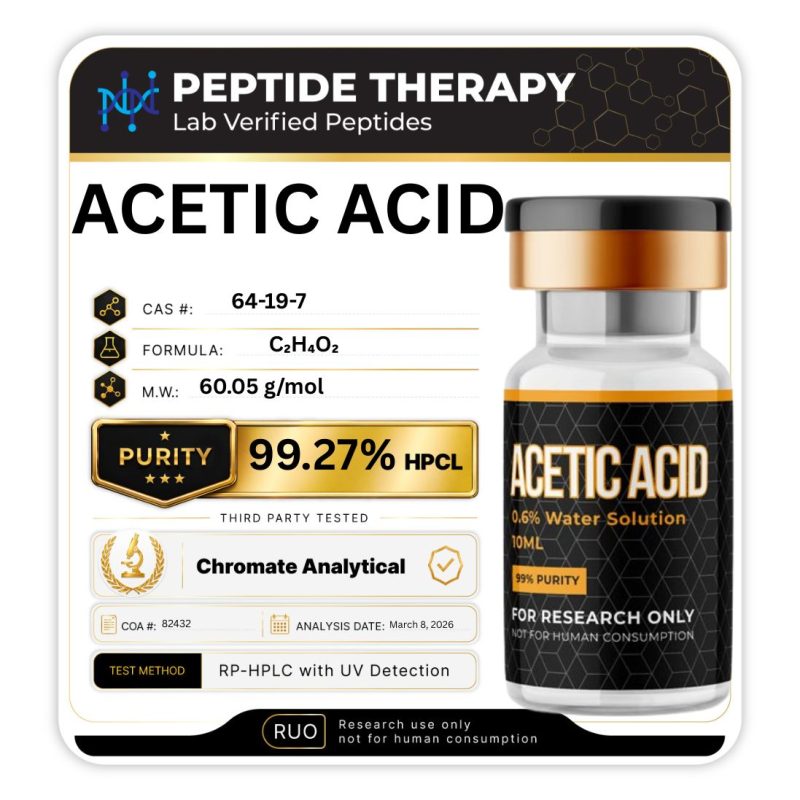 Acetic Acid 0.6% Water Solution – 10ml