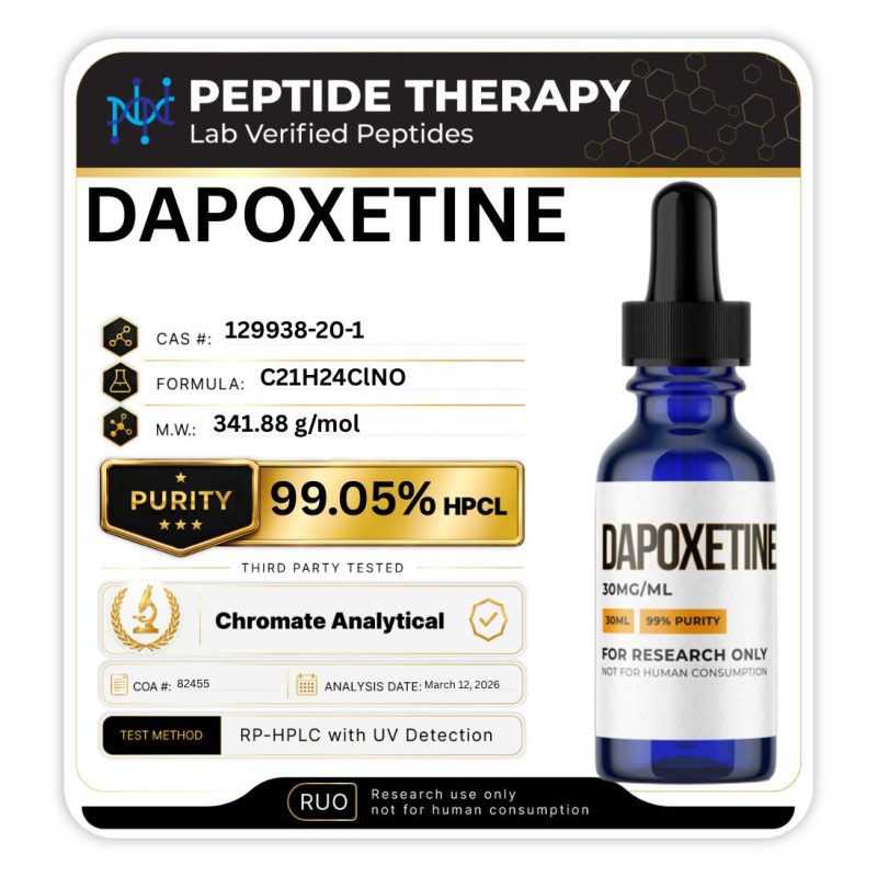 Dapoxetine – 30mg/mL Liquid Solution (30mL)