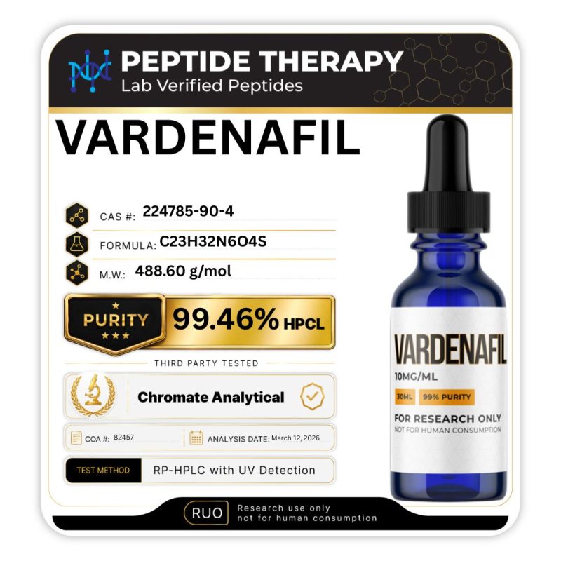 Vardenafil – 10mg/mL Liquid Solution (30mL)