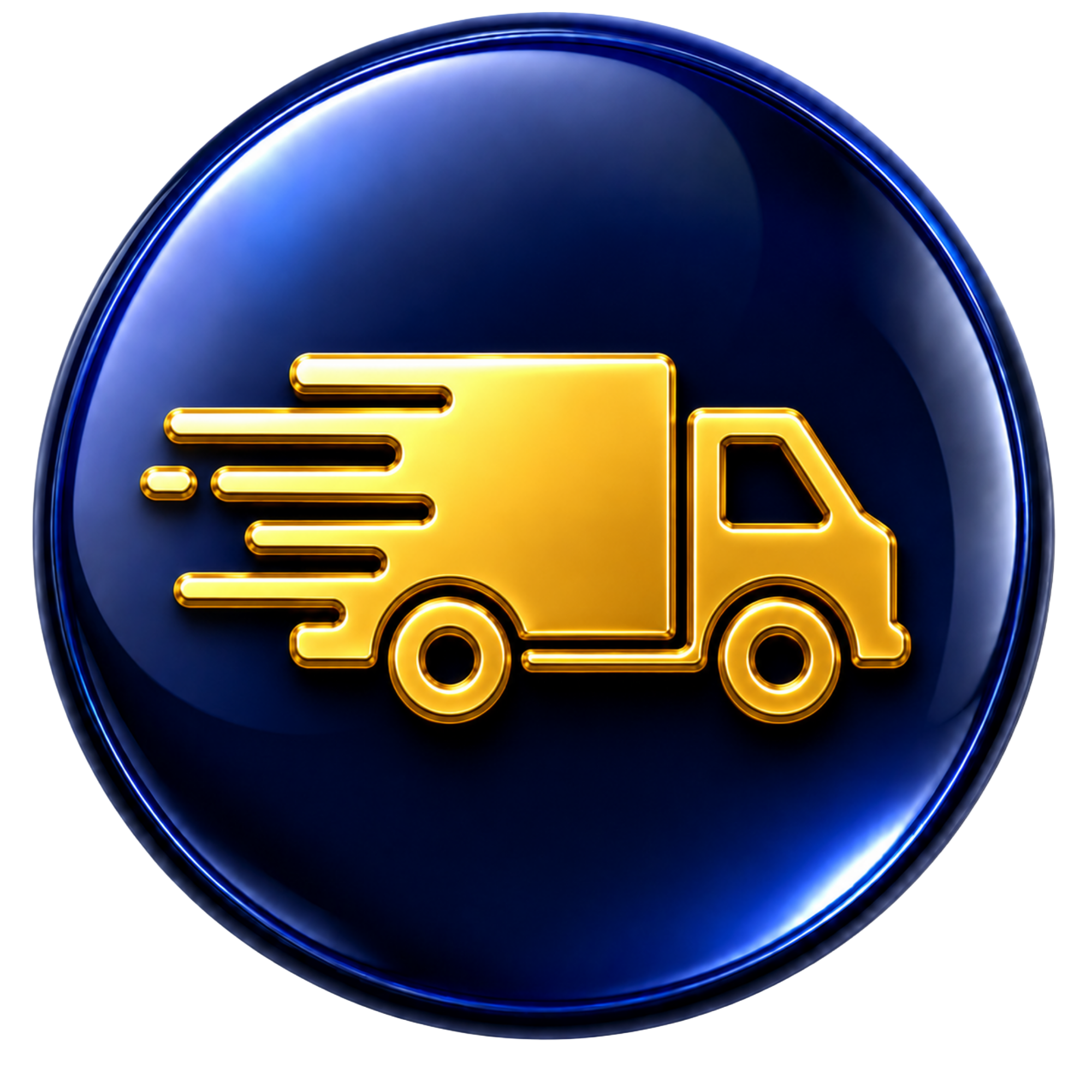 Fast shipping truck icon